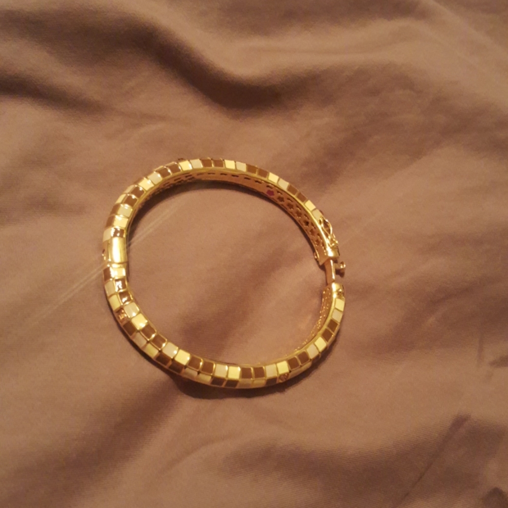 Lauren G Adams enamel bracelet